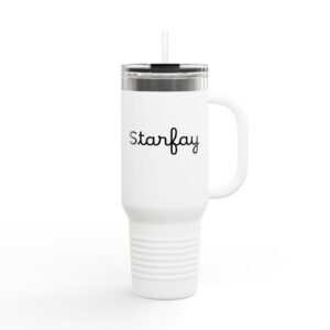 Starfay 40 oz Tumbler with Straw - Minimalist Elegance for Every Sip