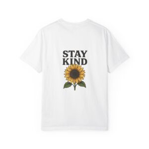 Stay Kind Sunflower T-Shirt - Retro Floral Graphic Tee