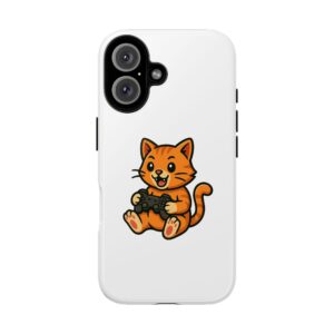 Gamer Cat iPhone Case – Playful Protection for Cat & Console Lovers